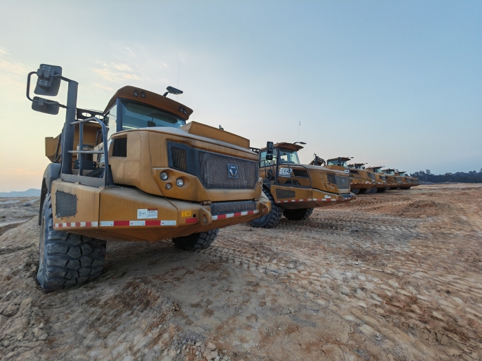 徐工XDA45助力东南亚基础建设